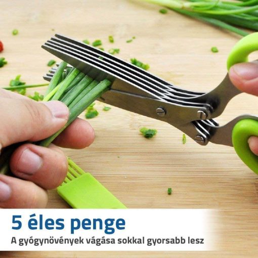 5 pengés fűszernövény vágó olló
