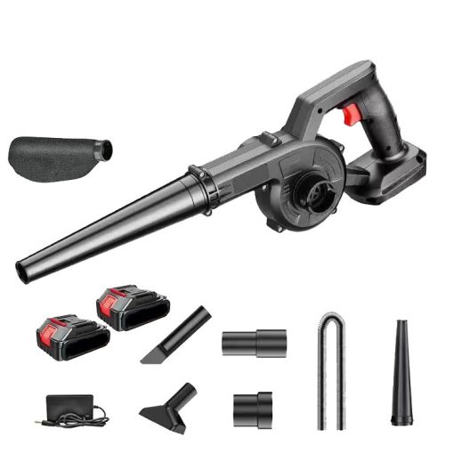 2in1 Légfúvó és porszívó, 2 akkumulátorral