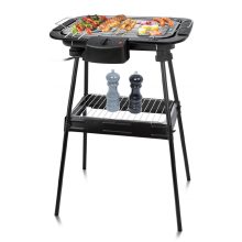 Elektromos barbeque grill lábakkal, 2000 W