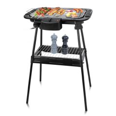 Elektromos barbeque grill lábakkal, 2000 W