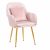 Corvania 2 db szék Világos rózsaszín-arany