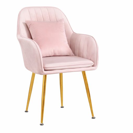 Corvania 2 db szék Világos rózsaszín-arany