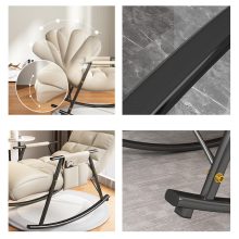 RelaxRocker világos fehér hintaszék