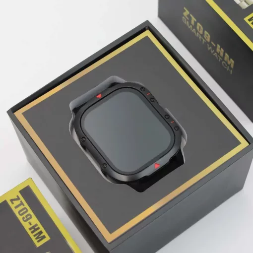 ZTfit ZT09-HM Fekete okosóra, fekete szilikon, fém és bőrszíj
