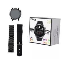 ZTfit ZT-08 Fekete okosóra szilikon és fém szíjjal