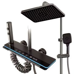 Prémium okos zuhanyrendszer digitális kijelzővel