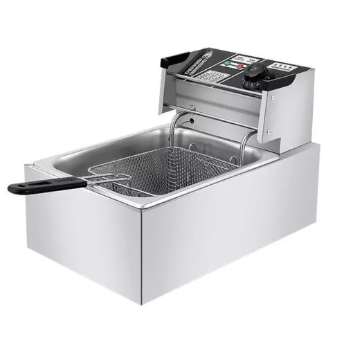 6 literes elektromos fritőz,olajsütő - 2500W