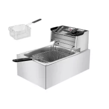 6 literes elektromos fritőz,olajsütő - 2500W