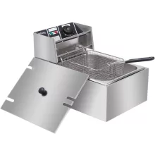 6 literes elektromos fritőz,olajsütő - 2500W