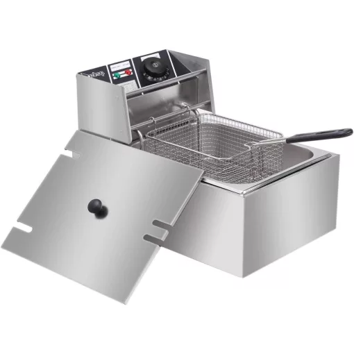 6 literes elektromos fritőz,olajsütő - 2500W