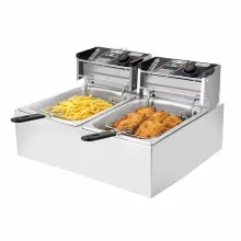 12 literes elektromos fritőz,olajsütő -  2*2500W