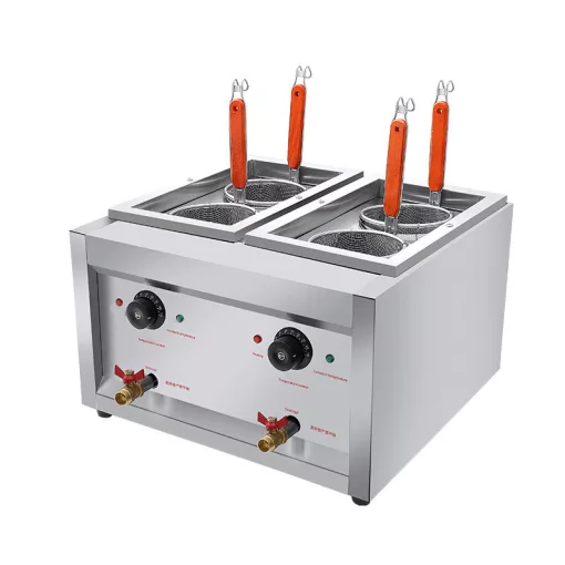 Professzionális elektromos tésztafőző – 4 főzőkosárral
