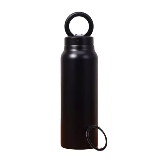 Termosz magsafe gyűrűvel, 710 ml, fekete