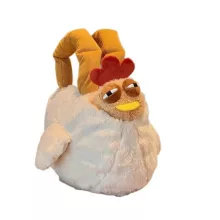 Plüss csirke táska