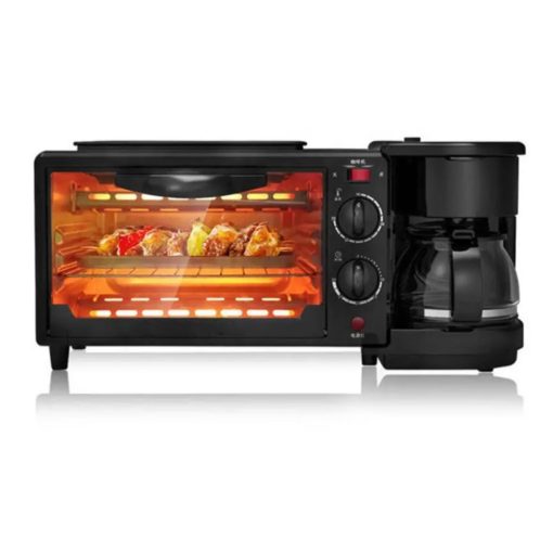 Morning station, grill,kávéfőzővelés és piritóval - 3 IN 1 állomás az egész családnak, főzz ,grillezz és piríts egyszerre. bevezető ár!