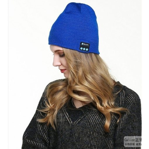 Kék bluetooth sapka