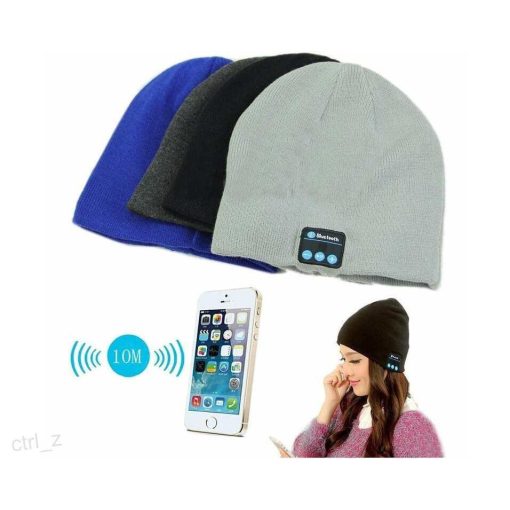 Kék bluetooth sapka