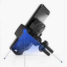 Autós vezeték nélküli mobiltelefontartó és töltő - Automata autós telefontartó Charger!