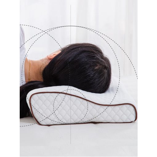 CoolCloud prémium memóriahabos pillangó párna – ergonomikus nyaktámasz, 60*33*10/12cm