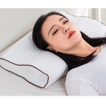 CoolCloud prémium memóriahabos pillangó párna – ergonomikus nyaktámasz, 60*33*10/12cm