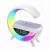   Mini Multimédiás bluetooth hangszoró, vezeték nélküli töltőpad, ébreszőóra, RGB LED LÁMPA