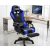 Likeregal 920 gamer szék lábtartóval kék