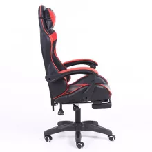 Racing Pro X Gamer szék lábtartóval, piros-fekete