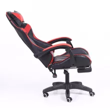 Racing Pro X Gamer szék lábtartóval, piros-fekete