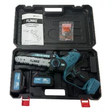 Flinke FK-8040 elektromos láncfűrész 2 DB 68V akkumulátorral, olajzással és LCD kijelzővel