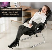 Luxus BigHome Masszázsfotel, Fekete - Mindennapi kényelem!