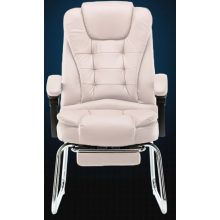 Luxus BigHome Masszázsfotel lábtartóval, Bézs - Mindennapi kényelem!