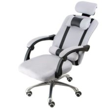 Menedzser-vezetői irodai forgószék Lábtartóval, Szürke - Ultra kényelmes irodai forgószék!