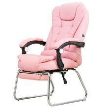 Luxus BigHome Masszázsfotel lábtartóval, Rózsaszín - Mindennapi kényelem!