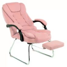 Luxus BigHome Masszázsfotel lábtartóval, Rózsaszín - Mindennapi kényelem!