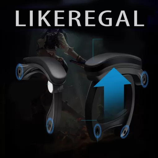 Likeregal 920 gamer szék lábtartóval zöld masszázs funkcióval