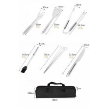 Exkluzív, Kiváló Minőségű 7 részes Grill készlet