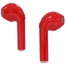 I7S páros bluetooth headset töltő tokkal -korall rózsaszín-