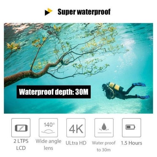 4k ultra HD wifi sport kamera