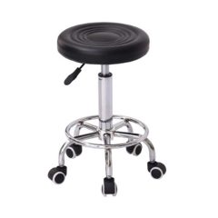 Gurulós forgószék állítható magassággal, Fekete