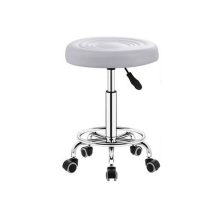 Gurulós forgószék állítható magassággal, Fehér- Kozmetikába,fodrászatba,otthonra sminkeléshez vagy irodába? Igen!