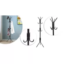 Stealman álló mobil ruhafogas, Fekete