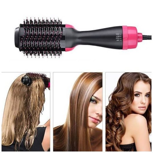 2 in 1 360 fokos hajszárító és formázó