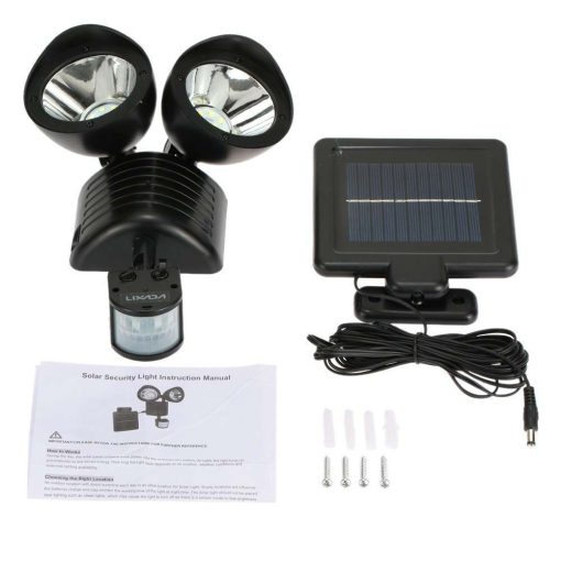 Mozgásérzékelős napelemes világítás