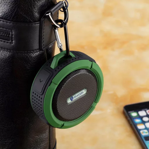 C6 vízálló Bluetooth hangszóró - zöld