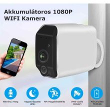 AKKUMULÁTOROS WIFI-S KAMERA. KÜLTÉRI/BELTÉRI.