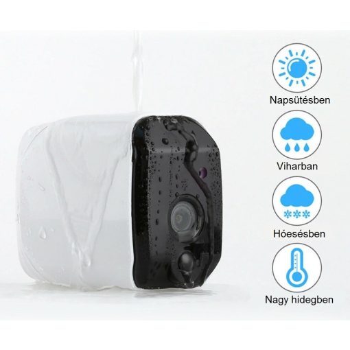 AKKUMULÁTOROS WIFI-S KAMERA. KÜLTÉRI/BELTÉRI.
