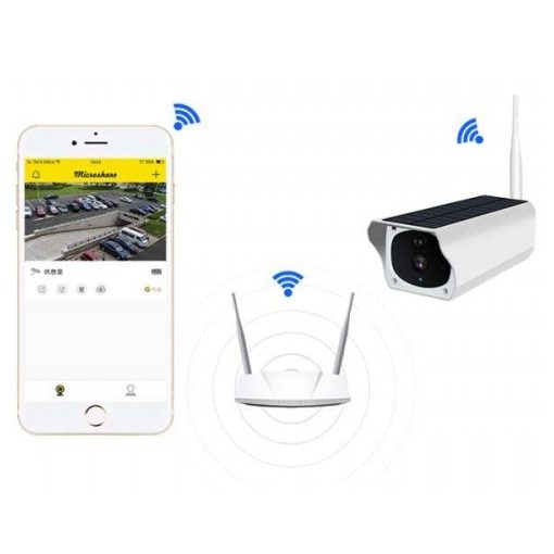 Napelemes akkumulátoros Wifi kamera