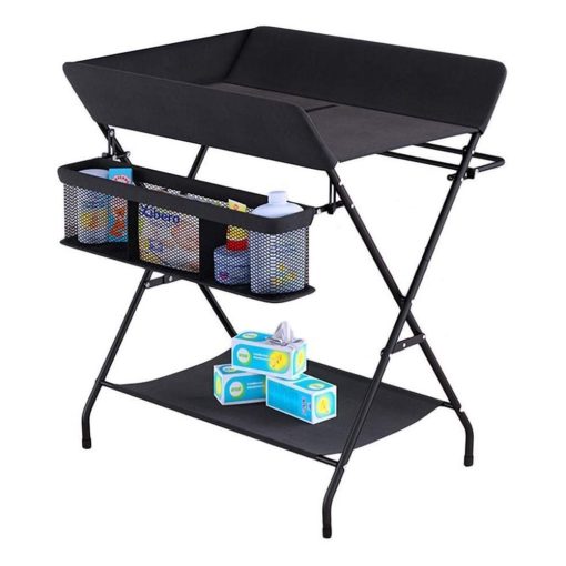 Összecsukható pelenkázó asztal - Fekete