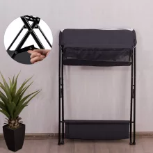 Összecsukható pelenkázó asztal - Fekete