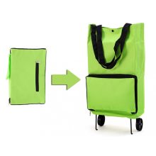 Összecsukható, kerekes bevásárló táska